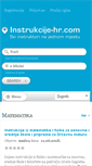 Mobile Screenshot of instrukcije-hr.com